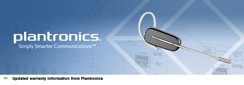 Updated Plantronics Warranty Information