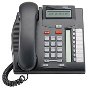 NORTEL IP PHONE i2002-phone NTDU91-48volt charcoal/silver bezel -refurbished 
